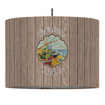 Lake House Drum Pendant Lamp (Personalized)