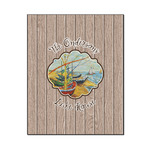 Lake House Wood Print - 16x20 (Personalized)