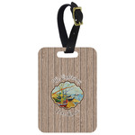 Lake House Metal Luggage Tag w/ Name or Text