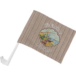 Lake House Car Flag - Small w/ Name or Text