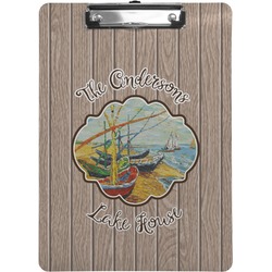 Lake House Clipboard (Letter Size) (Personalized)