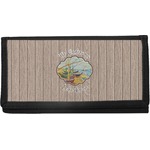 Lake House Canvas Checkbook Cover (Personalized)