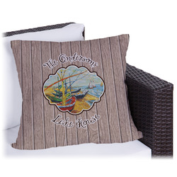Lake House Outdoor Pillow - 20" (Personalized)