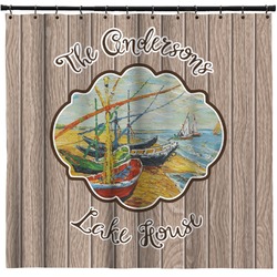 Lake House Shower Curtain - 71" x 74" (Personalized)