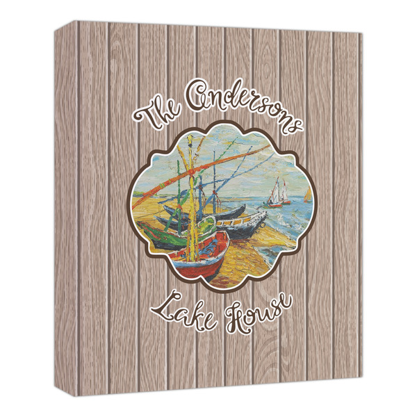 Custom Lake House Canvas Print - 20x24 (Personalized)