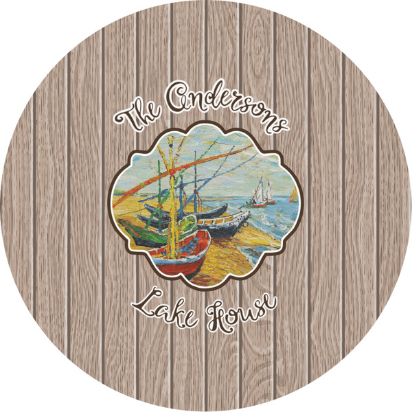 Custom Lake House Multipurpose Round Labels - Custom Sized (Personalized)