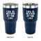 Lake House 30 oz Stainless Steel Ringneck Tumblers - Navy - Double Sided - APPROVAL