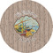 Lake House 5" Multipurpose Round Label - Single Sticker