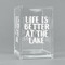 Lake House Acrylic Pen Holder - Angled View