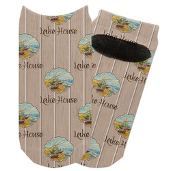 Lake House Adult Ankle Socks (Personalized)