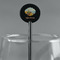 Lake House Black Plastic 5.5" Stir Stick - Round - Main