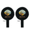 Lake House Black Plastic 7" Stir Stick - Double Sided - Round - Front & Back