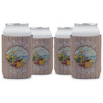 Lake House Can Cooler (12 oz) - Set of 4 w/ Name or Text