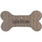 Lake House Ceramic Flat Ornament - Bone Front