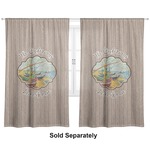 Lake House Curtain Panel - Custom Size (Personalized)