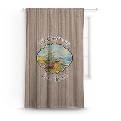 Lake House Curtain Panel - Custom Size (Personalized)