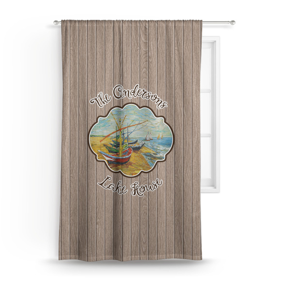 Custom Lake House Curtain Panel - Custom Size (Personalized)