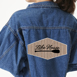 Lake House Twill Iron On Patch - Custom Shape - 3XL