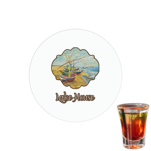 Custom Lake House Printed Drink Topper - 1.5" (Personalized)