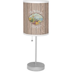 Lake House 7" Drum Lamp with Shade Polyester (Personalized)