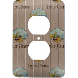 Lake House Electric Outlet Plate (Personalized)
