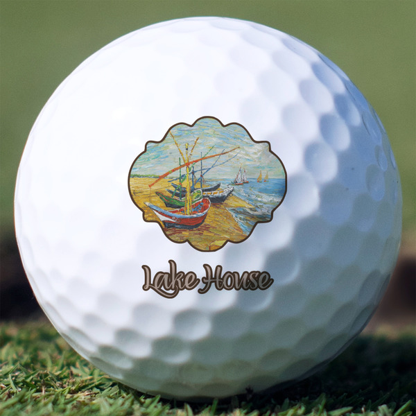 Custom Lake House Golf Balls - Titleist Pro V1 - Set of 3 (Personalized)