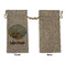 Lake House Large Burlap Gift Bags - Front Approval