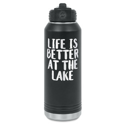 Lake House Water Bottles - Laser Engraved - Front & Back (Personalized)