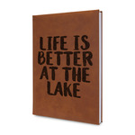 Lake House Leather Sketchbook - Small - Double Sided (Personalized)