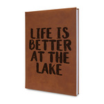 Lake House Leather Sketchbook - Small - Single Sided (Personalized)