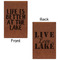 Lake House Leatherette Sketchbooks - Small - Double Sided - Front & Back View