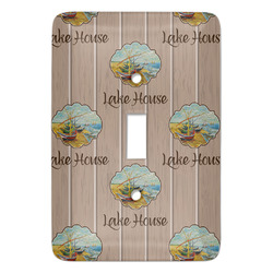 Lake House Light Switch Cover (Single Toggle) (Personalized)