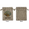 Lake House Medium Burlap Gift Bag - Front Approval