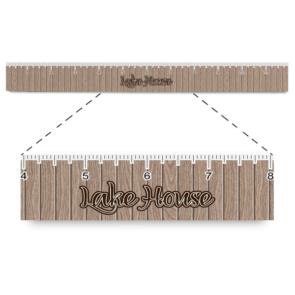 Custom Lake House Plastic Ruler - 12" (Personalized)