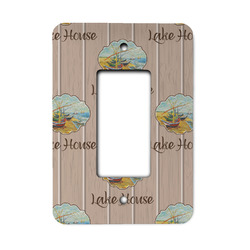 Lake House Rocker Style Light Switch Cover - Single Switch (Personalized)