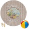 Lake House Round Beach Towel