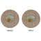 Lake House Round Linen Placemats - APPROVAL (double sided)