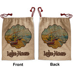 Lake House Santa Sack - Front & Back (Personalized)