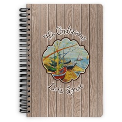 Lake House Spiral Notebook - 7x10 w/ Name or Text