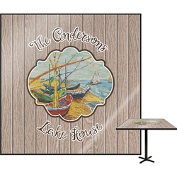 Lake House Square Table Top - 24" (Personalized)