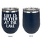 Lake House Stainless Wine Tumblers - Navy - Single Sided - Approval