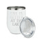 Lake House Stainless Wine Tumblers - White - Double Sided - Alt View