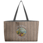 Lake House Beach Totes Bag - w/ Black Handles (Personalized)