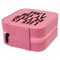 Lake House Travel Jewelry Boxes - Leather - Pink - View from Rear