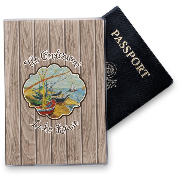 Custom Lake House Vinyl Passport Holder (Personalized)