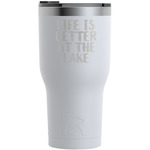 Lake House RTIC Tumbler - White - Engraved Front (Personalized)