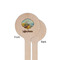 Lake House Wooden 6" Stir Stick - Round - Single Sided - Front & Back