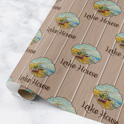 Lake House Wrapping Paper Roll - Medium (Personalized)