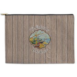 Lake House Zipper Pouch - Large - 12.5"x8.5" (Personalized)