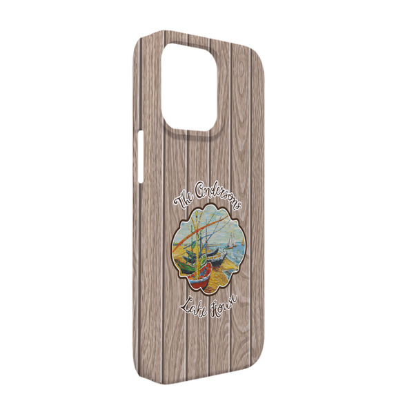 Custom Lake House iPhone Case - Plastic - iPhone 13 Pro (Personalized)